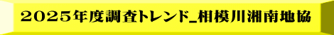 2024年度水環境調査トレンド（相模川湘南） 